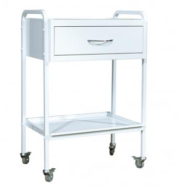 Столик маніпуляційний СМ-3Є (1 ящик, 2 полиці 590х420х880мм), ТМ ЗАПОВІТ